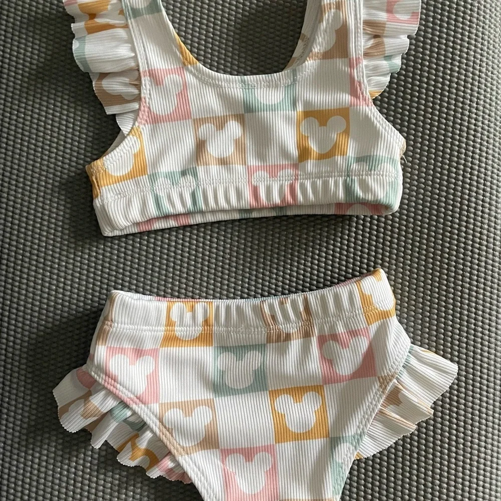 EUC - Sweet P Baby Co. Mickey Swimsuit - 12-18 MOS